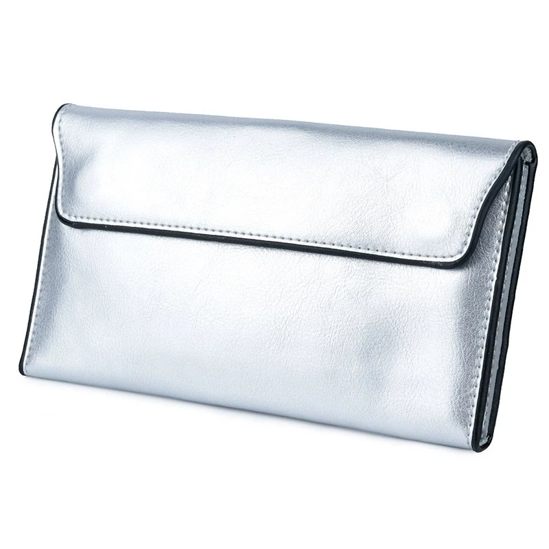 Kuh Echtes Leder Frauen Geldbörsen Geld Clip Tasche Kupplung Weibliche Lange Geldbörse Luxus Design Damen Kreditkarte Halter Geldbörsen – Detail 14