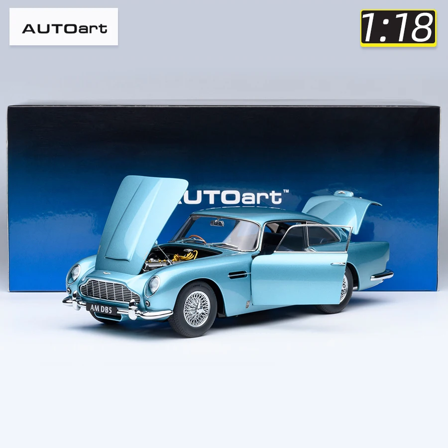 ASTON MARTIN DB5 (CARIBBEAN PEARL/BLUE) Autoart 1/18 ABS door full
