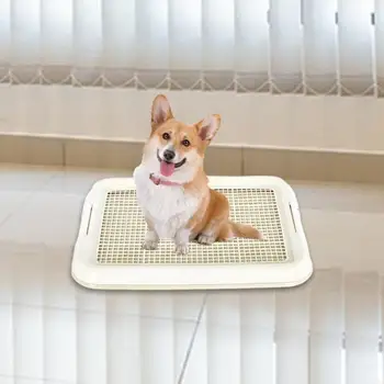 Tappetino per addestramento vasino per cani da interno Addestramento toilette per cani Vassoio in rete plastica resistente da