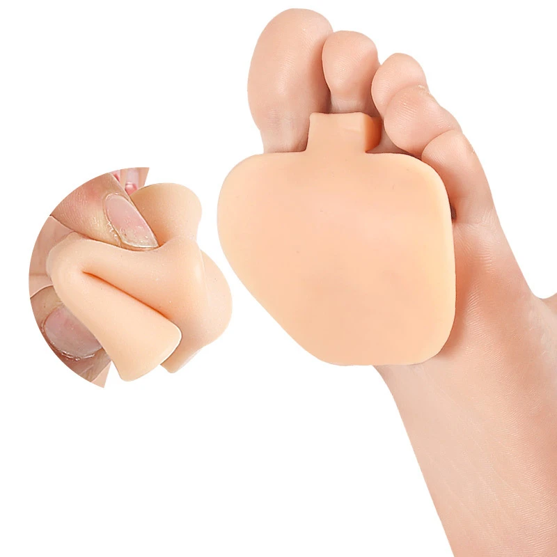 2pieces=1pair Silicone Gel Patch Cushion Pads Orthotic High Heel Insoles Metatarsal Shoes Sore Forefoot Foot Care Pain Relief heel insoles