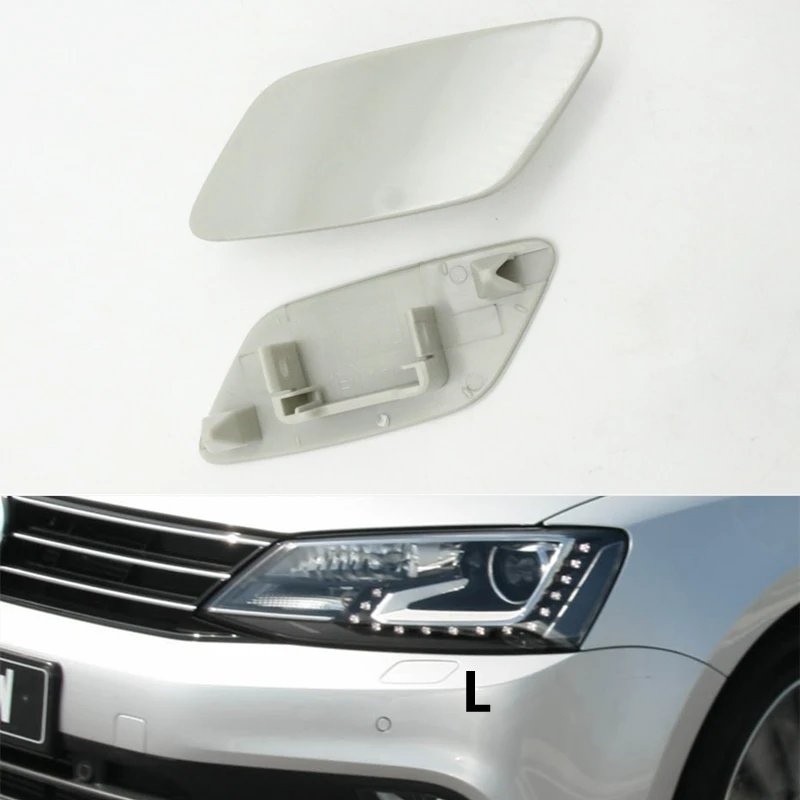 Front Bumper Headlamp Washer Nozzle Cover Headlight Jet Cleaning Cap