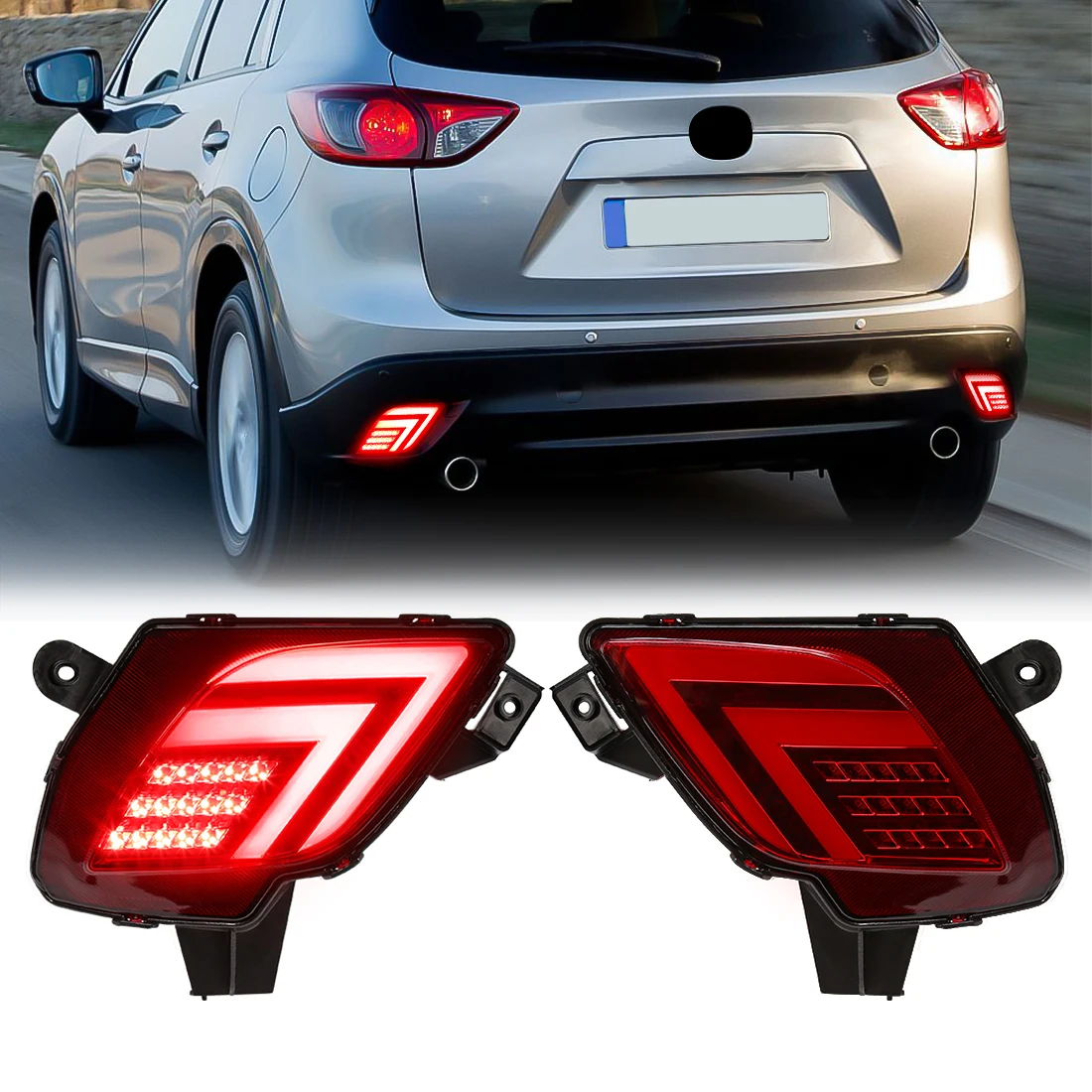 マツダCX-5 KE系 12?16年 リアバンパー用LEDテールランプ 左右 マツダCX-5 KE系 12?16年 リアバンパー用LEDテールランプ 左右