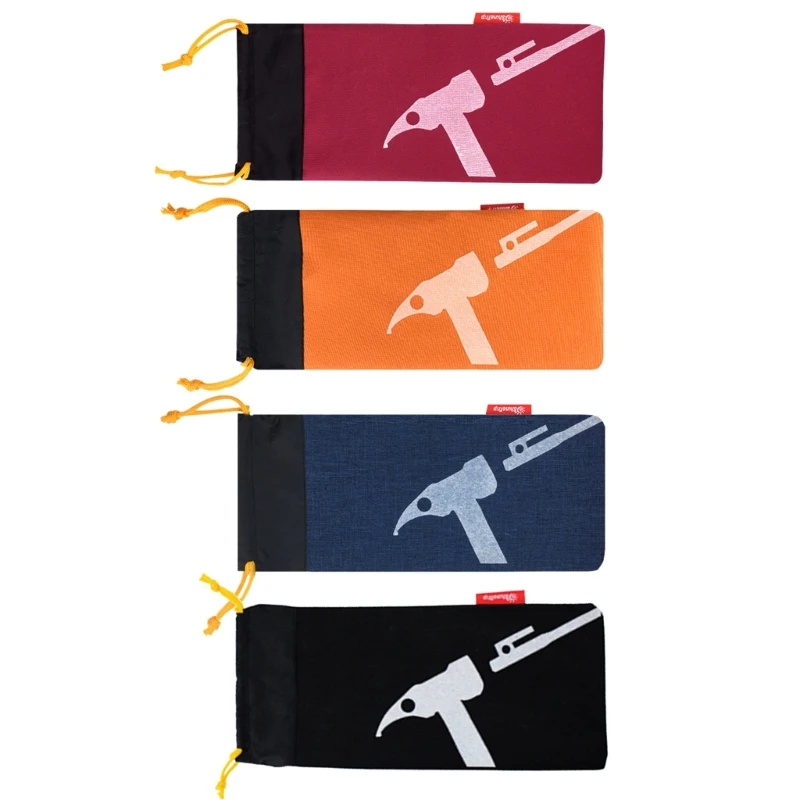 Сумка для хранения кольев для палатки, сверхпрочный оксфордский футляр для колышков для палатки, походный молоток, очень удобно Сумка для хранения кольев для палатки, сверхпрочный оксфордский футляр для колышков для палатки, походный молоток, очень удобно