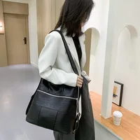 Sacs à main pour femmes, sacs à bandoulière de marque de créateurs pour les voyages, le week-end, les sorties en plein air, sac messager en cuir PU féminin, grand sac à dos 4