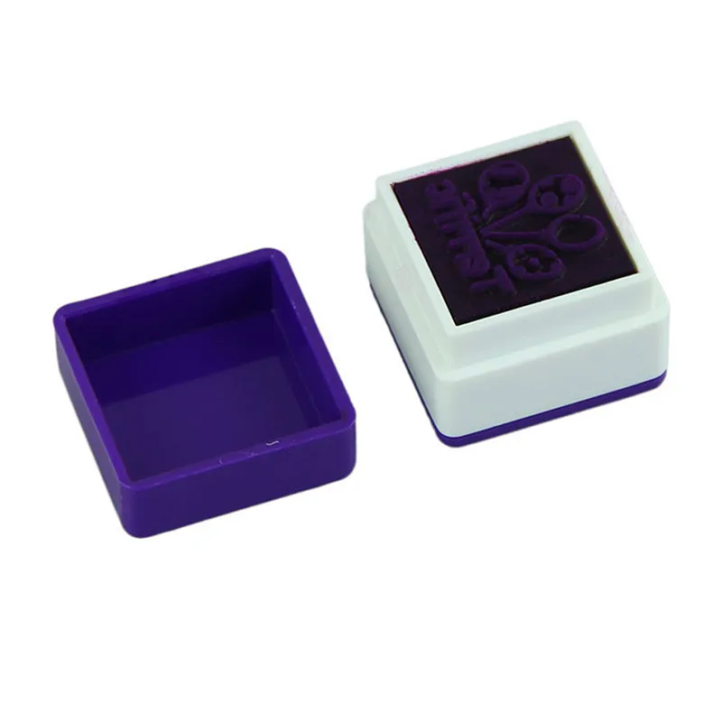 6Pcs Comment Stamper Praise Reward Cute Kid Encourage Stamp English Teacher Seal Water Self-Inking DIY School Scrapbooking Toys
