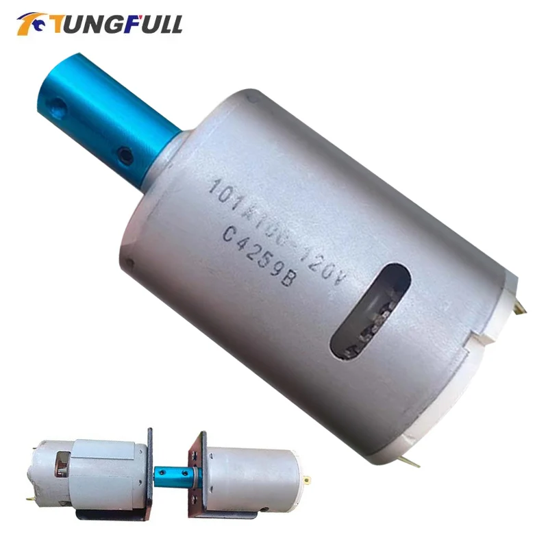 220v Generator Motor Carbon Brush Motor Wind Turbine 775 Bearing Silent DC Generator Set DIY Accessories