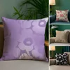 Flowers M-MaRiMEkkos Pillow Case Pillowcase Anti-dustmite Pillow Invisible zipper silky short plush Sofa cushion cover 1