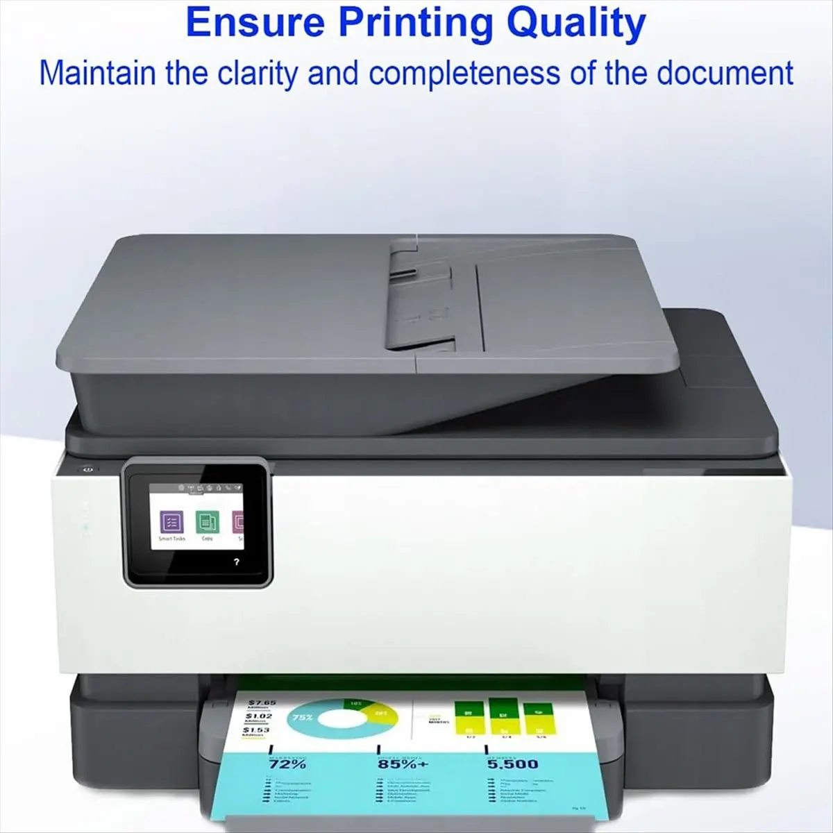 Vassoio di uscita carta A85P compatibile con stampanti HP OfficeJet Pro 9010 9012 9015 9016 9019 9018 9010E 9016E 9018E 9125e - immagine 3