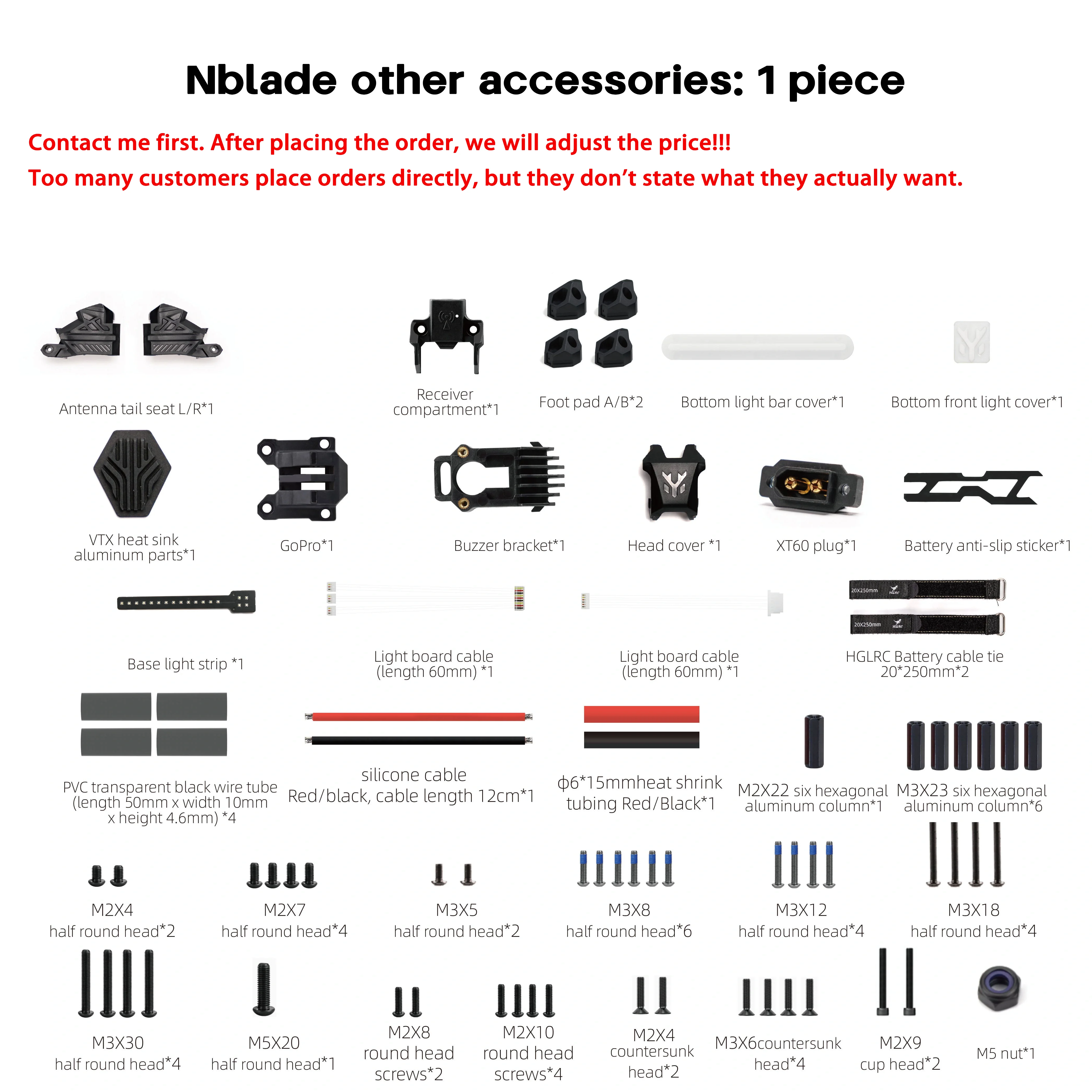 ตัวเลือกสินค้า โดรนฟรีสไตล์ โครงสร้าง Nblade MAX 5 นิ้ว True-X