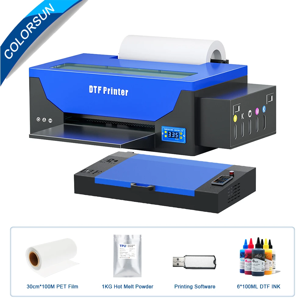 Colorsun Dtf Printer A3 For Epson L1800 Direct To Film Printer A3 Dtf