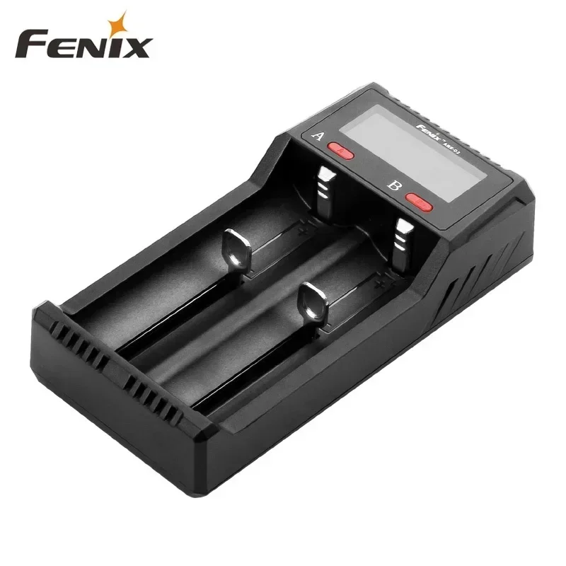 

Зарядное устройство Fenix для аккумуляторов, совместимое с литий-ионными и никель-металлогидридными/никель-кадмиевыми аккумуляторами, функция зарядки и разрядки Micro USB