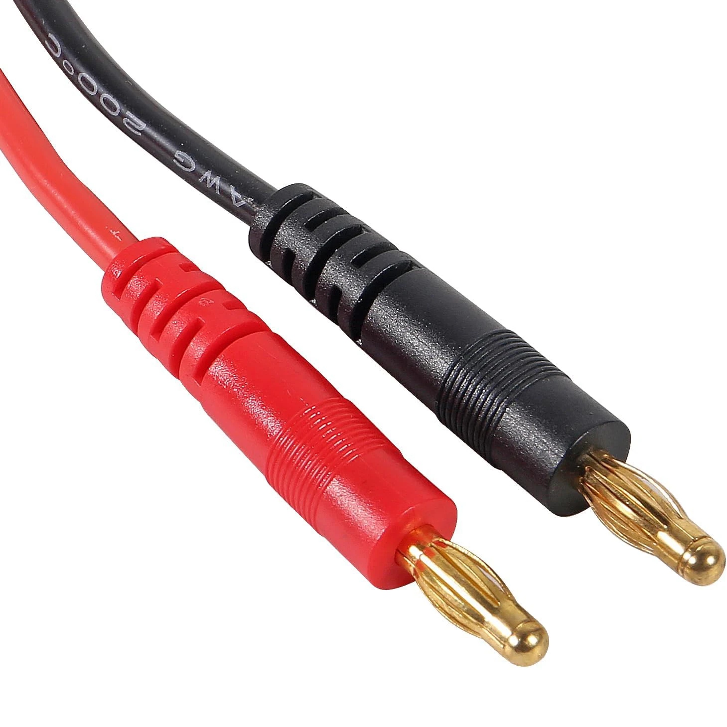 Câble adaptateur XT60 vers fiche banane 4mm 12AWG 30cm pour chargeur RC