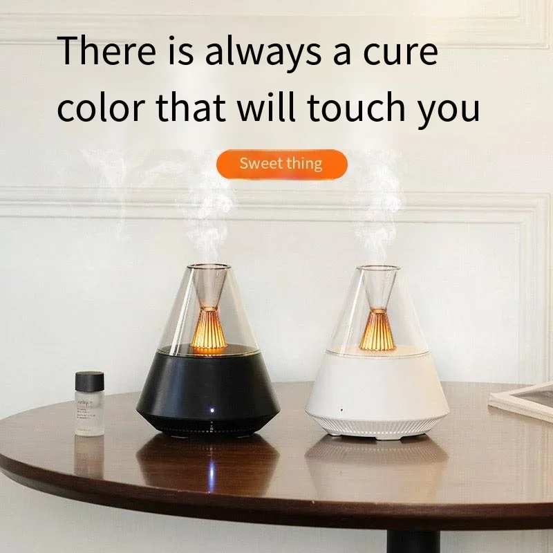 Portable Essential Oil Diffuser USB Air Humidifier Night Light Cold Fog Maker Spray, Suitable For Birthday Gift Remote Control 4