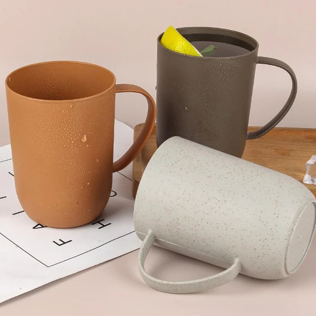 T Handle Coffee Mugs :: easy to hold arthritis drinking cup