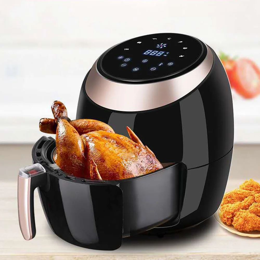 Large capacity air fryer household electric fryer intelligent oil-free multi-function fries machine 8L