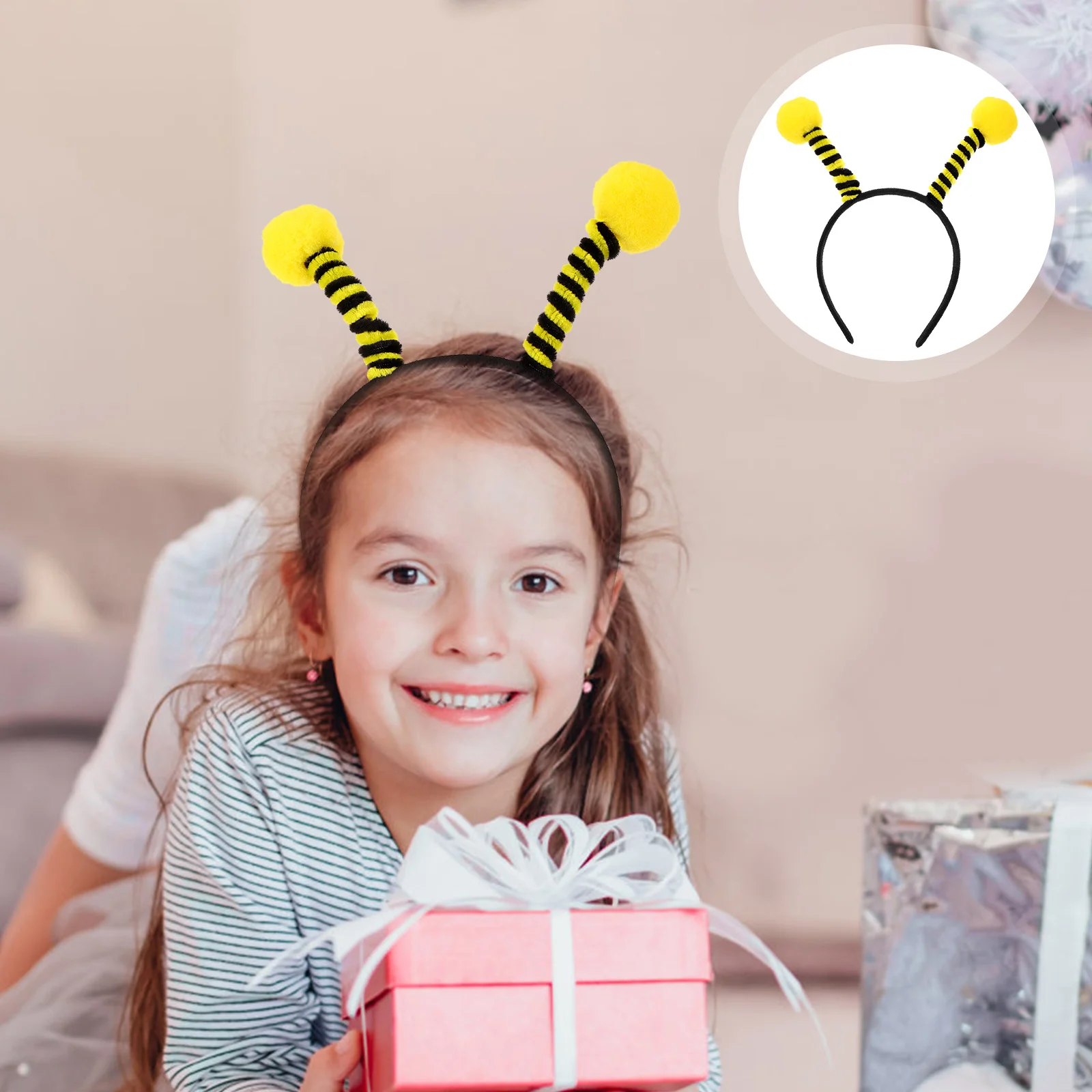 

8 Pcs Headbands Bee Hair Hoop Party Accessories Tentacle Headwear Cosplay Headdress Decorations Child Miss