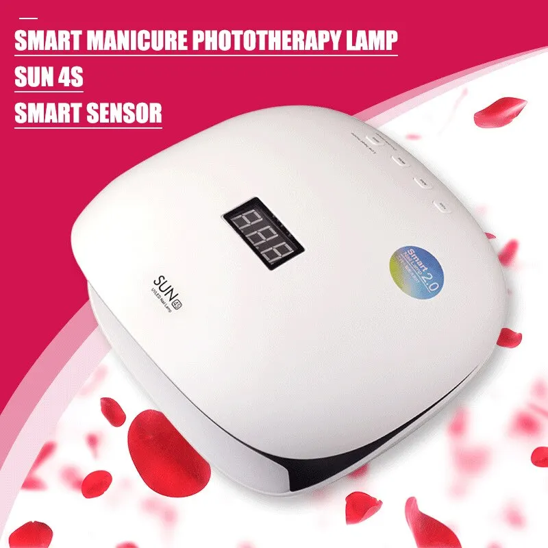 Lampada Per Unghie A Led Uv Per Lampada Per Asciugare Le Unghie Con Smalto Gel Per Manicure Con Sensore Automatico Lampada Uv Per Asciuga Unghie A Pol