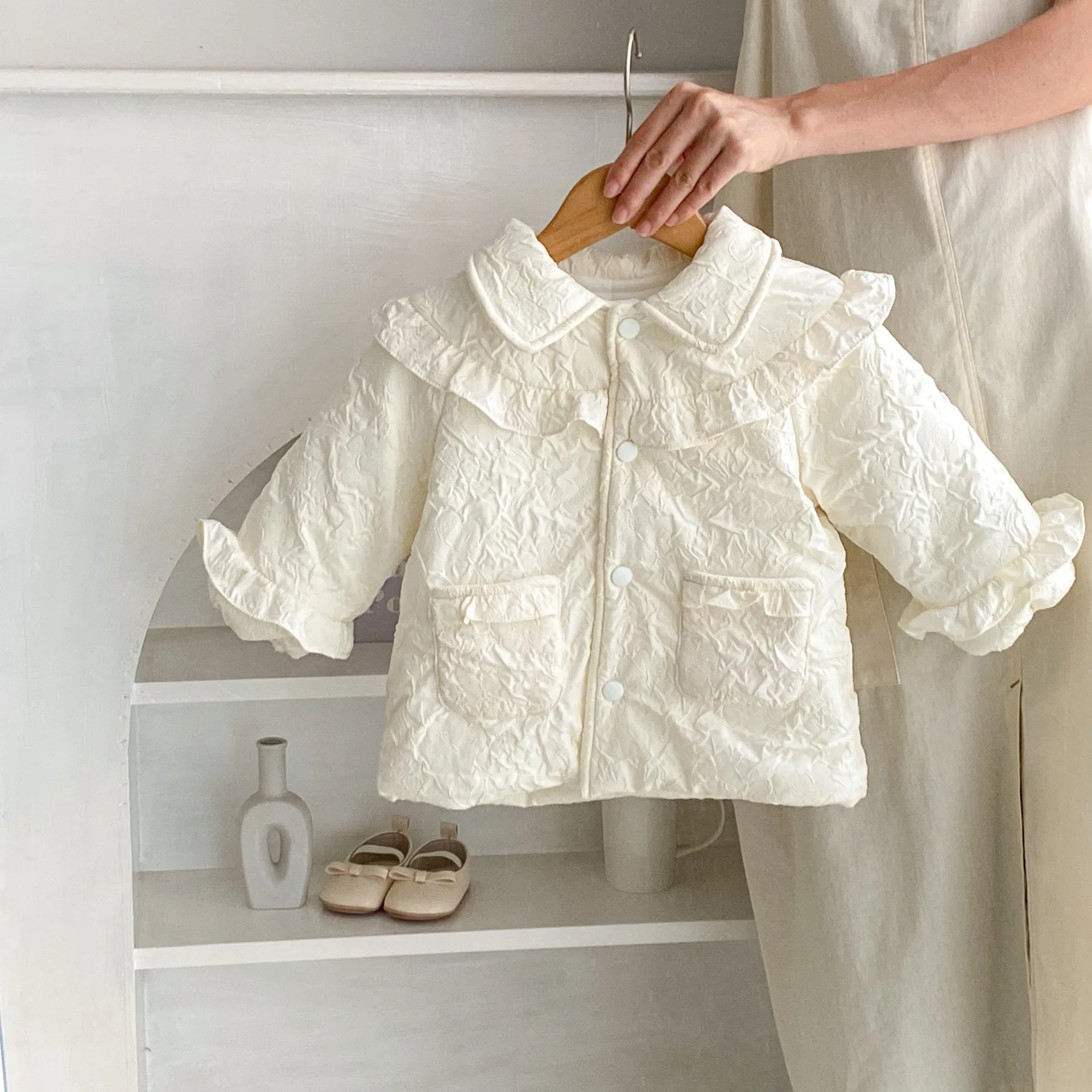 winter-new-baby-clothing-warm-and-plush-thickened-long-sleeve-fashion-doll-collar-clip-cotton-long-sleeve-coat