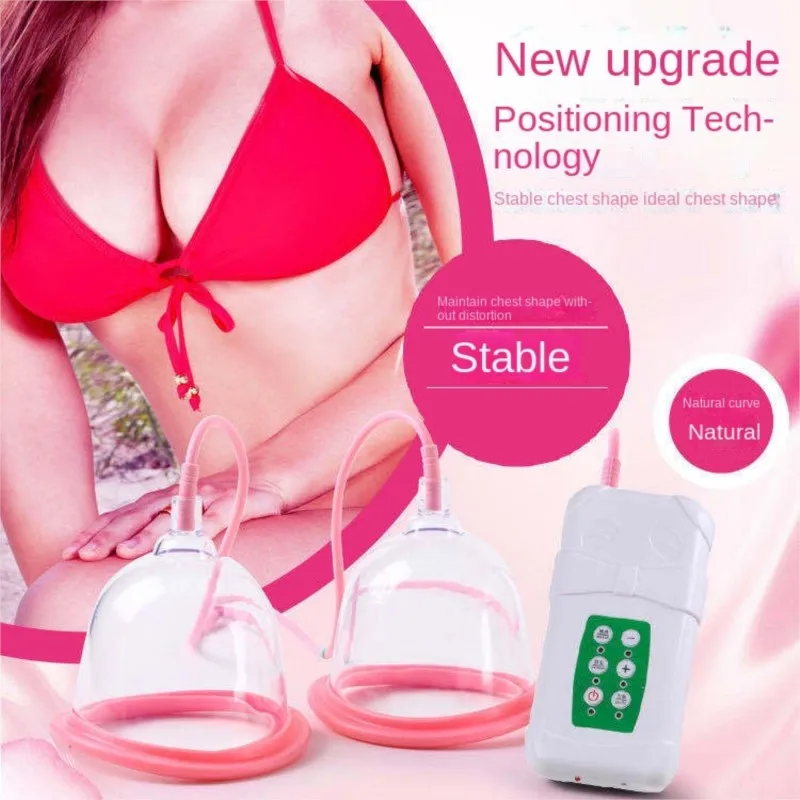 Electric Breast Enlargement Pump For Women Vacuum Cupping Body Breast  Massager Chest Enhancing Cupping With Suction Pump Therapy