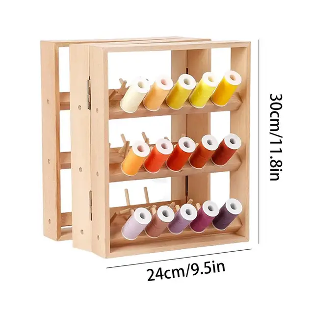 In Color Order: My DIY Thread Storage Shelf