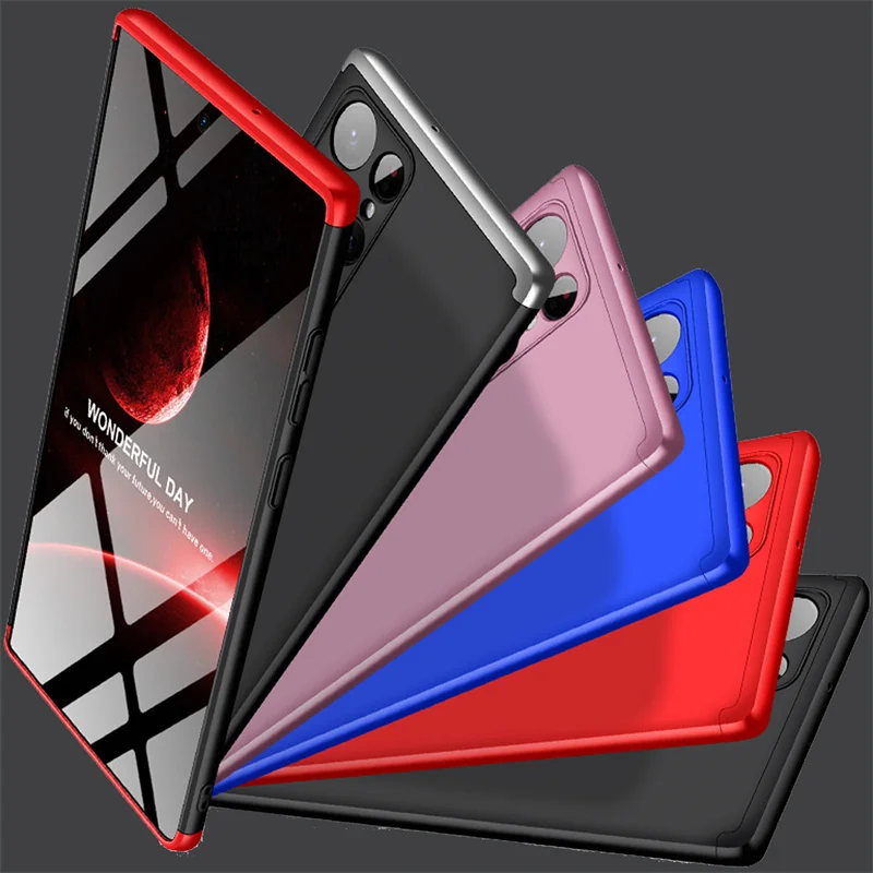 S22 Ultra Case 3 In 1 Matte Armor Hybrid 3 Full Protect Coque Per Samsung Galaxy S 22 S21 S20 Ultra Fe S10E Plus Cover