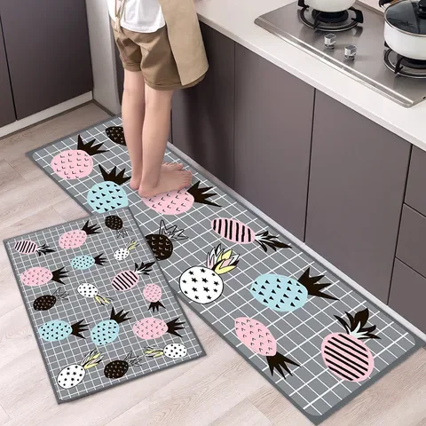 

Stylish Minimalist Nordic Kitchen Floor Mat Rug Household Long Strip Door Mat Contemporary Home Decoration