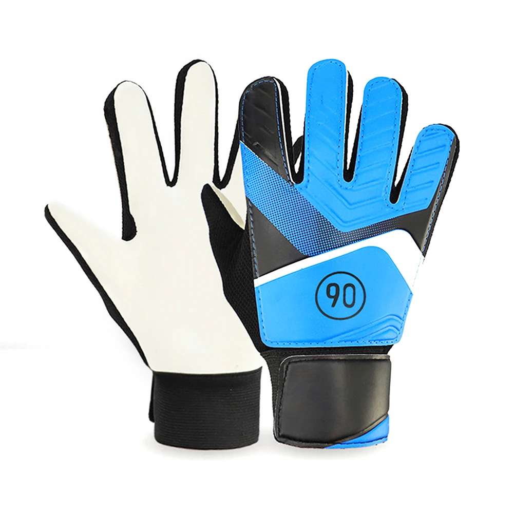 thumbnail image 1 of Guantes de portero de fútbol para niños, anticolisión, antideslizantes, transpirables, de látex, para niños y niñas, 1 of 5