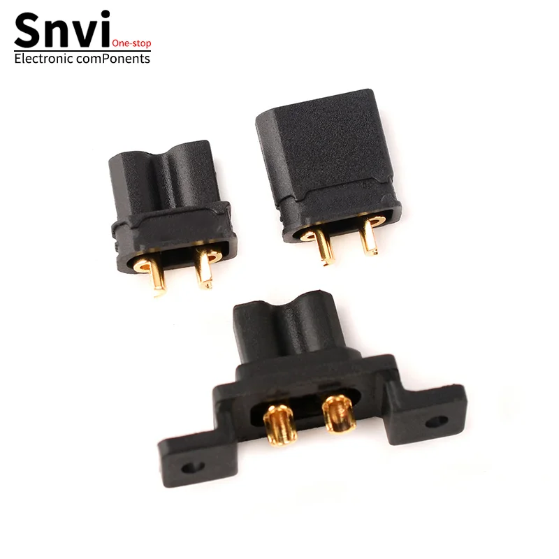 Connecteurs XT30G en version mâle et femelle, robustes pour usage FPV.