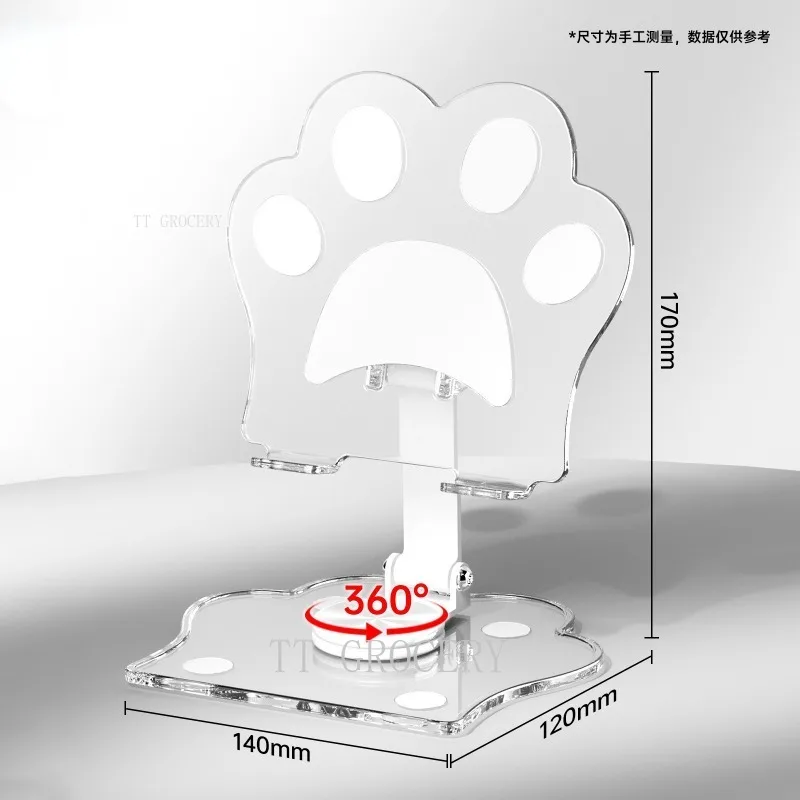 Support Pour Tablette En Acrylique Transparent, Accès Facile à Vos Appareils Multimédias