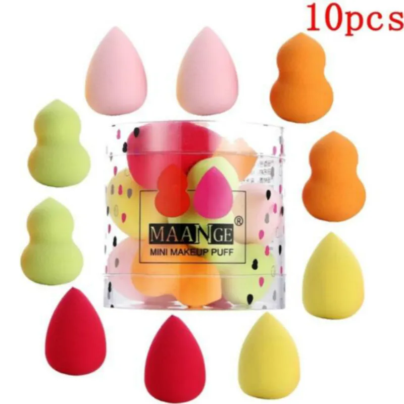 4/10pcs Beauty Soft Makeup Sponge Puff Foundation Base Liquid Powder
