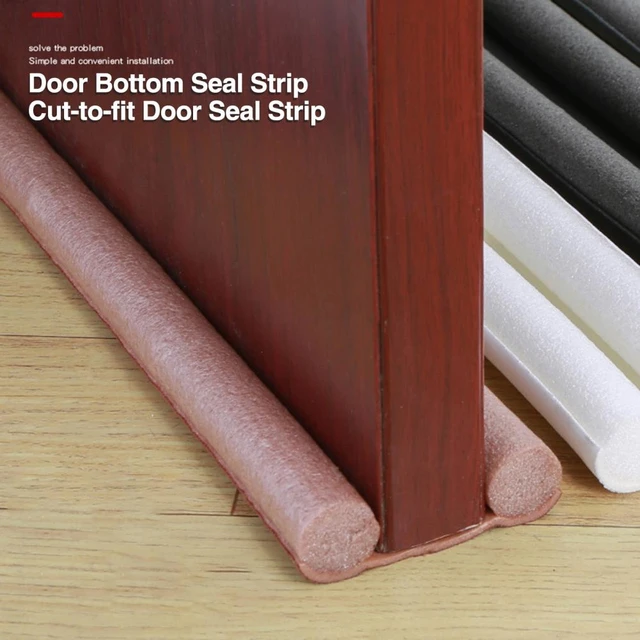 Door Bottom Seal Strip Cut-to-fit Door Sealing Strip Home Bedroom