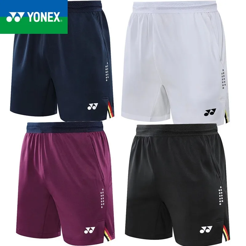 YONEX Summer Unisex Badminton Shorts Quick Drying Breathable Running Tennis Pants