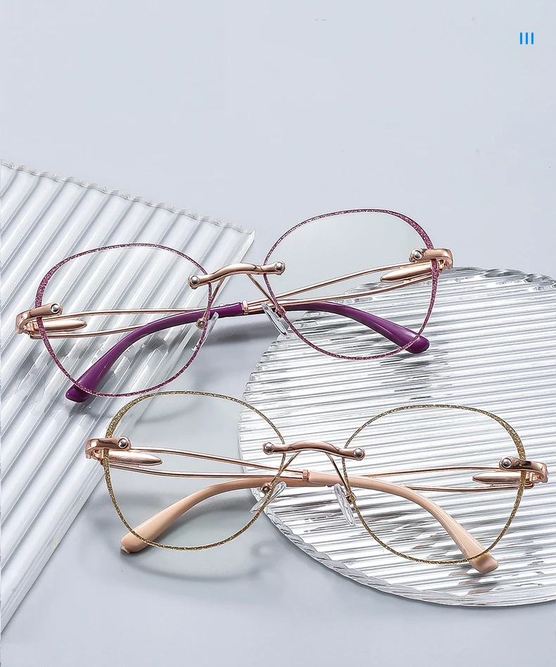 High-end-Lesebrille Mode Junge Brille Rahmen Für Frauen Anti-blau Licht Hd Ultra-licht Lesebrille JH258 – Detail 1