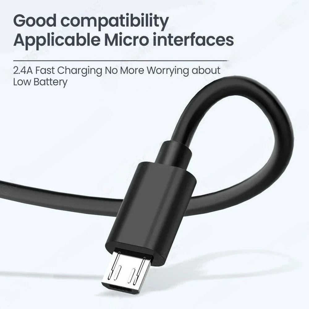 60W Type C to Micro USB Cable USB C Adapter Fast Charging Data Cord Charger For Macbook Pro Samsung Xiaomi Micro USB Adapter
