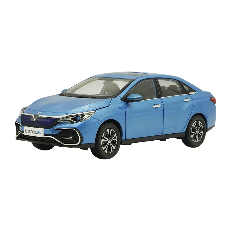 

1/18 Diecasts Dongfeng Qichen D60EV Pure New Energy Vehicle Model Alloy Car Kids Toys For Boys Children Toys