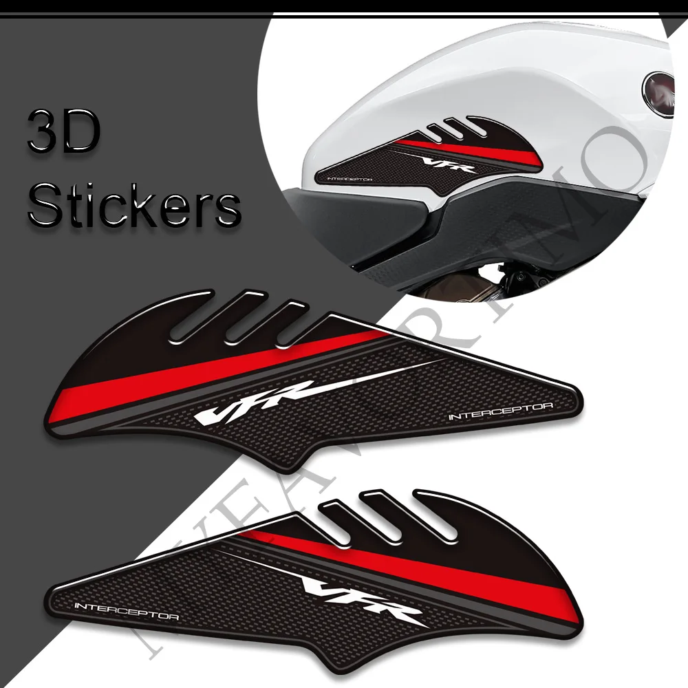 Motorcycle Protector Tank Pad Grips Decals Stickers Gas Knee For Honda VFR800F VFR800X VFR 800 F X Crossrunner Interceptor