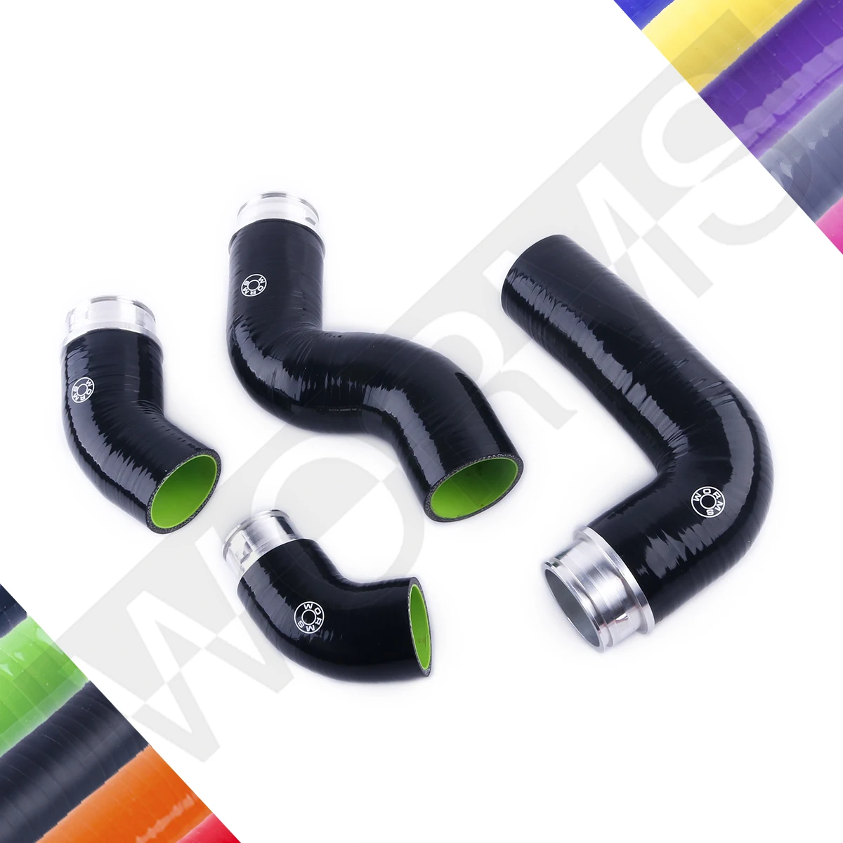 Silicone Intercooler Turbo Boost Hose Kit For Volkswagen VW Golf GTI