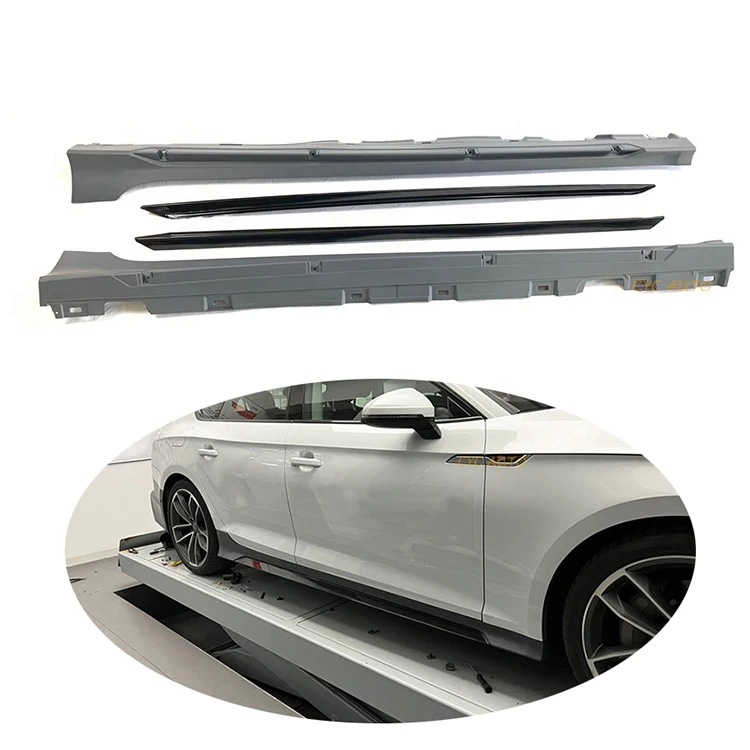 

4-дверные автозапчасти RS5, боковая юбка для Audi A5 F5 S5 B9 LCI 2020 2021 +