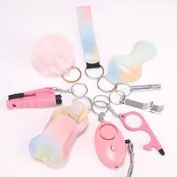 Ultimate Self - Defense Keychain Set with Personal Alarm and Safety Accessories - Perfect Gift (YSK21pink - D)