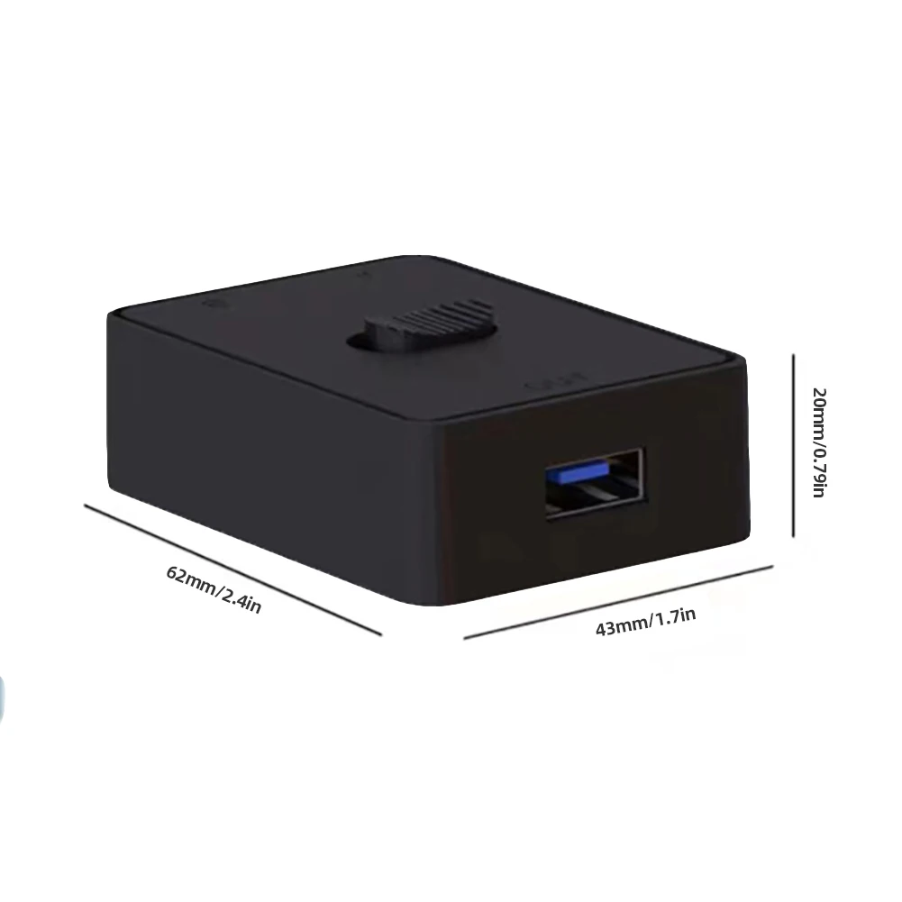 USB 3.0 스위처 선택기, 프린터 키보드 마우스 공유용, USB 3.0 양방향 공유기, 5Gbps, 2 in 1 Out