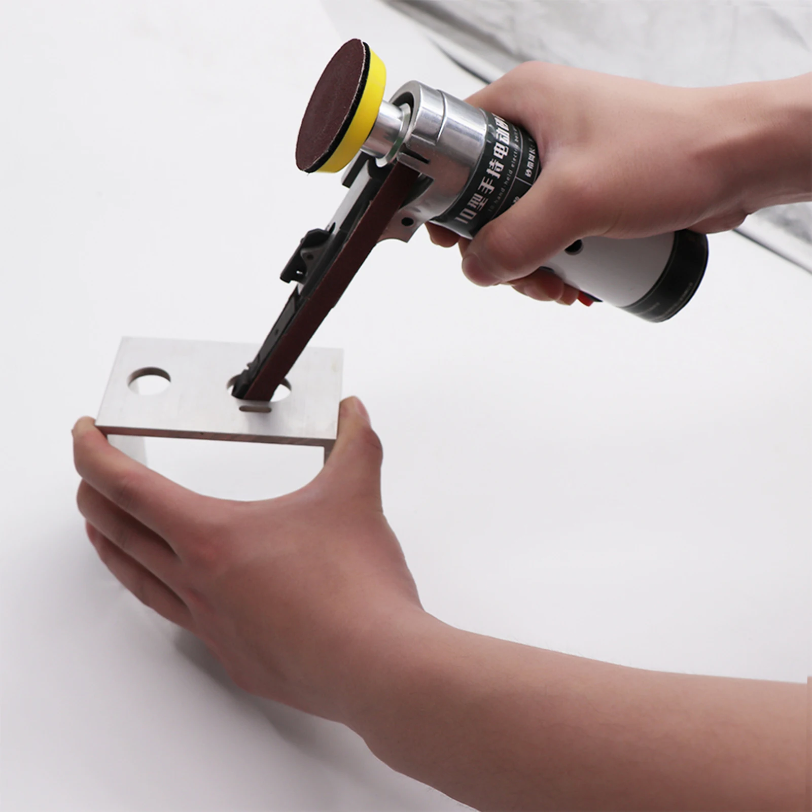 Angle Grinder Electric Belt Sander with 9pcs Sanding Belt, electric grinder,angle grinder,electric sander,belt sander