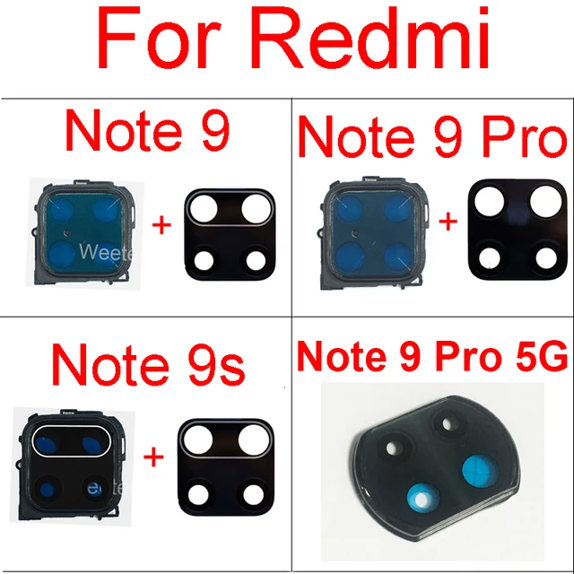 Vetro Fotocamera Ricambio Per Xiaomi Redmi Note 9S E 9 Pro - Kit Di Riparazione Con Strumenti - Foto 14