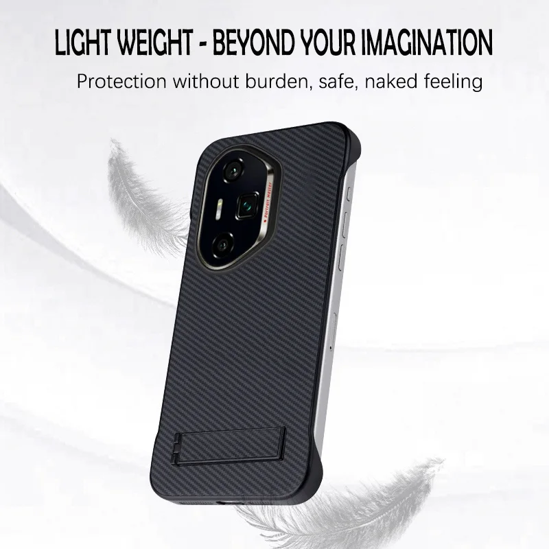 Luxury Carbon Fiber Hard Case - Sleek Boardless Phone Cover Coque