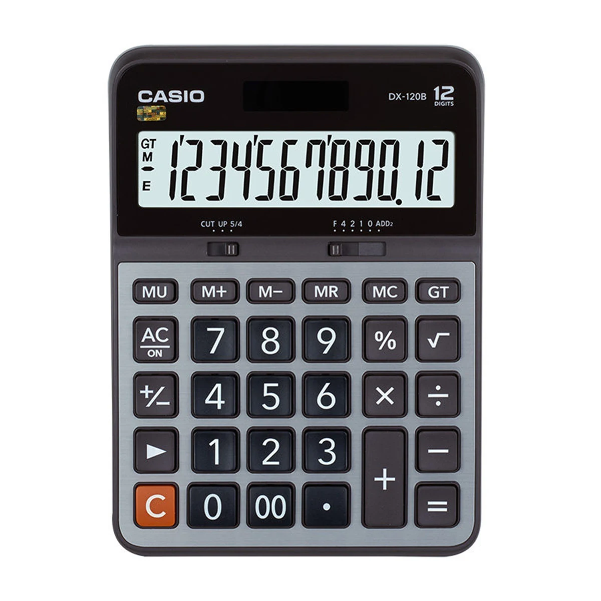 Casio Dual Power 12-Digit Desktop Calculator