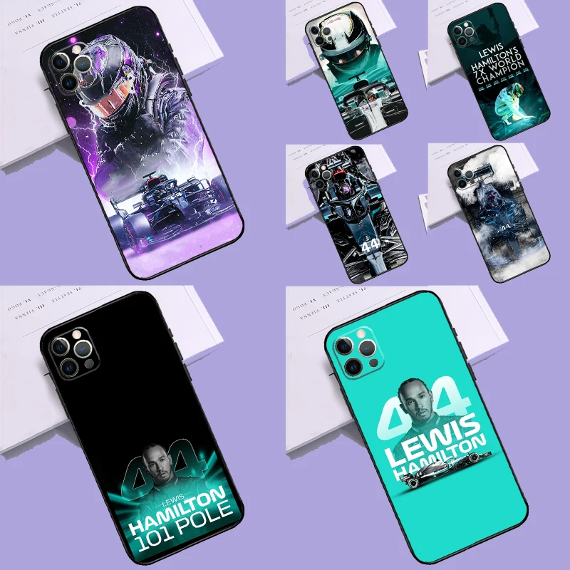 Custodia F1 Lewis Hamilton 44 Per Iphone 15 Pro Max Plus 12 13 Mini 11 14 Pro Max Xs X Xr 7 8 Se 2020 2022 Cover
