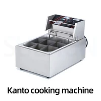 Commercial Stainless Steel Kanto Cooking Machine Spicy Hot Pot Stove Electric Rice Skewer Pot Japanese Oden pot 9 Compartments 1