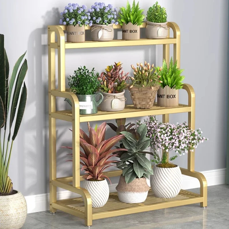 Designer Aesthetics Flower Rack Simple Balcony Flower Rack Living Room Display Wedding Decorations Porte Plantes Home Furniture