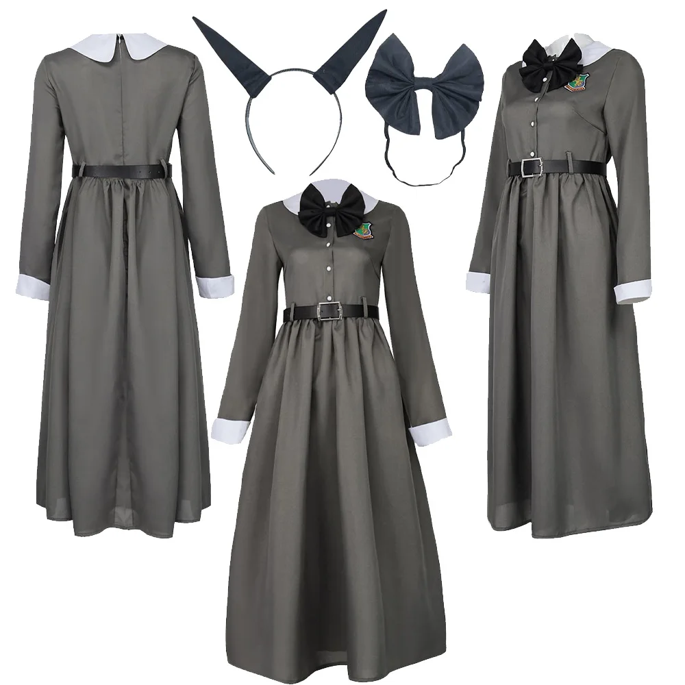 

Платье для косплея Kikoru Shinomiya, головной убор, Галстук Аниме Kaiju No.8, аксессуары для ролевых игр, подарки, наряды, карнавальный костюм на Хэллоуин