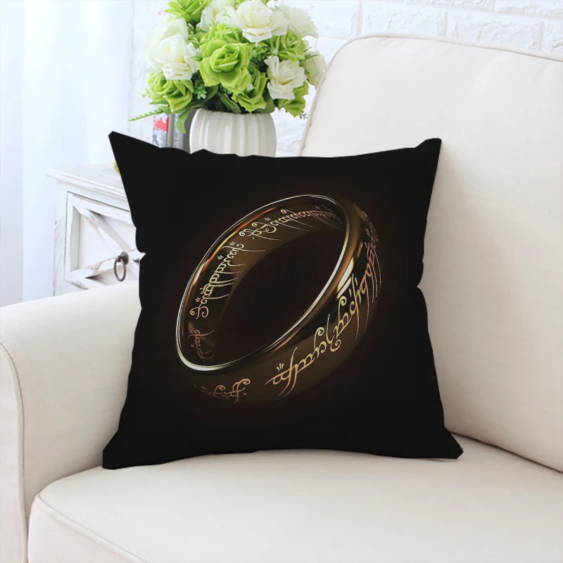 

50x50cm pillow cover L-Lord of the rings double-sided printed sofa decorative cushion cover bed decorative pillow cover gift