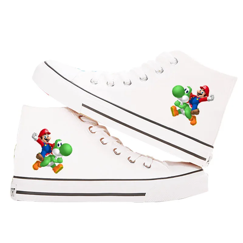 Super Marios Yoshi Cosplay scarpe di tela Cartoon scarpe sportive